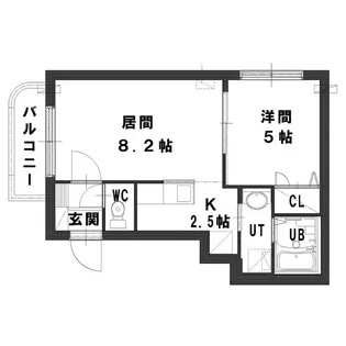 グランメールエレガンス【4階】の間取り