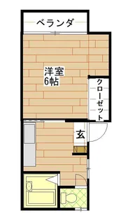 メゾンシャルム【2階】の間取り