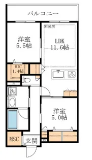 La Maison 千年【1階】の間取り