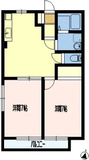 クレストヴィラ【1階】の間取り
