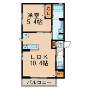 ブランドール押上【2階】の間取り