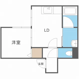 ヴィレッジ円山【2階】の間取り