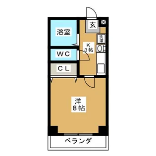 パールマンションV【1階】の間取り
