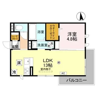 Lumiere du Soir(リュミエール ドゥ ソワール) Un【1階】の間取り