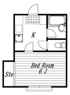 駒木コーポ【2階】の間取り