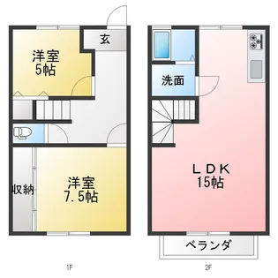 サンシャイン坂崎の間取り