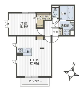 Premium THIRD【1階】の間取り
