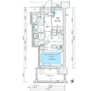 グローリオ田町【3階】の間取り