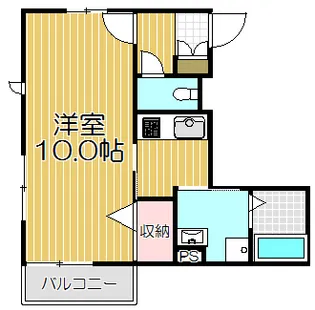 メゾン ド マリ【2階】の間取り