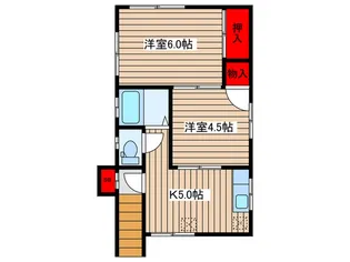 神内ハウス【2階】の間取り
