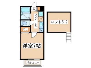 ランドテラス【2階】の間取り