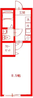 フォレスタ港南中央【1階】の間取り