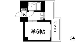 モンセリーチェ甲東園【4階】の間取り