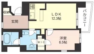 エスティメゾン恵比寿II【7階】の間取り