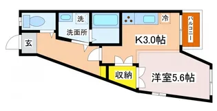プレステージュフローレンス【1階】の間取り