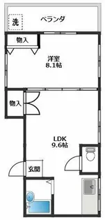 国際ビル【3階】の間取り