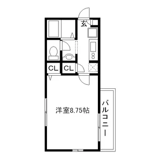 Koenji Urbain Studio【2階】の間取り