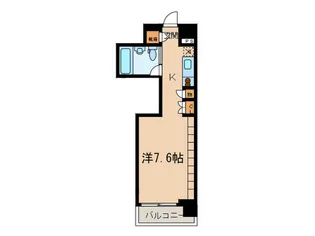 カスタリア麻布十番七面坂【7階】の間取り