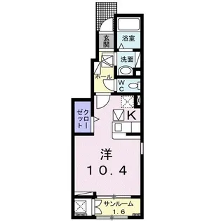 TOM’SガーデンIII【1階】の間取り