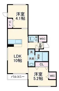 Mansion Calinours【2階】の間取り