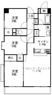 プラチド【6階】の間取り