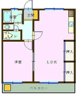ハイツ大塚【2階】の間取り