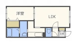 ブランノワール澄川【2階】の間取り