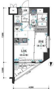 リヴシティ練馬高野台【2階】の間取り
