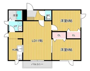 モダンラピュタ【1階】の間取り