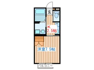 プランドール【2階】の間取り