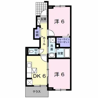 フレシール小倉東R【1階】の間取り