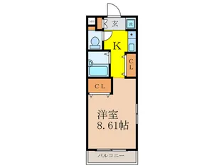 グランベル昭和【2階】の間取り
