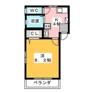 アーバン稲永【2階】の間取り