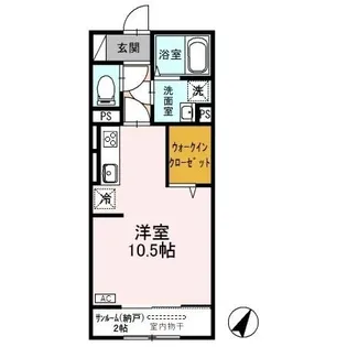 プランドール【2階】の間取り