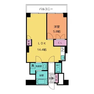 ウーリィパレス大森【4階】の間取り