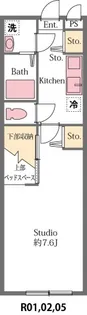 ジェニアル【2階】の間取り