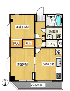 いちょうの木【2階】の間取り