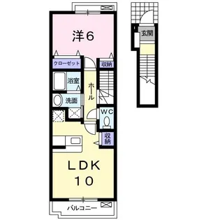 ファイン.スペ-ス【2階】の間取り