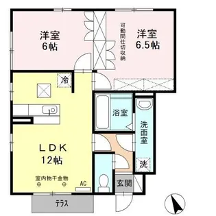 コンフォルト カーサ【1階】の間取り