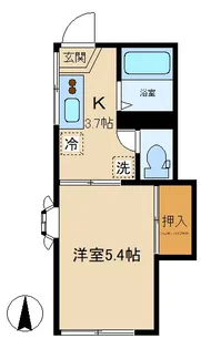 サンドミール【2階】の間取り