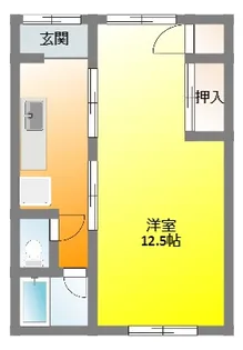藤田アパート【1階】の間取り