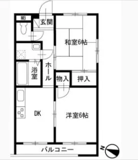 サンヒルズ東戸塚C【1階】の間取り