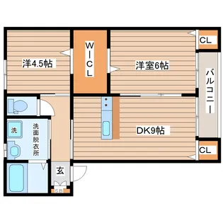 BAUイースト【1階】の間取り