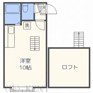 グランシャトール【1階】の間取り