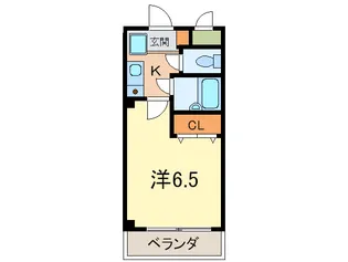 甲南フラット【4階】の間取り