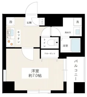 HY s diletto【2階】の間取り