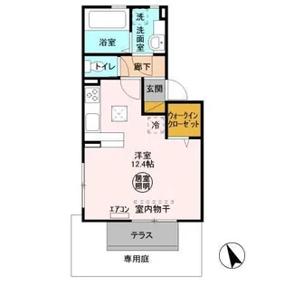 フォルテューヌ畑沢南【1階】の間取り