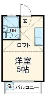 ジュネス小手指【1階】の間取り