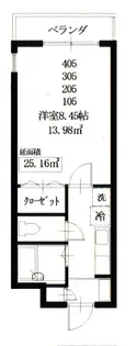志幸27 DOMINI【4階】の間取り