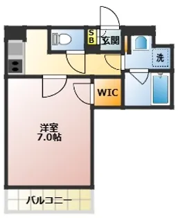 ルーブル赤羽台【4階】の間取り
